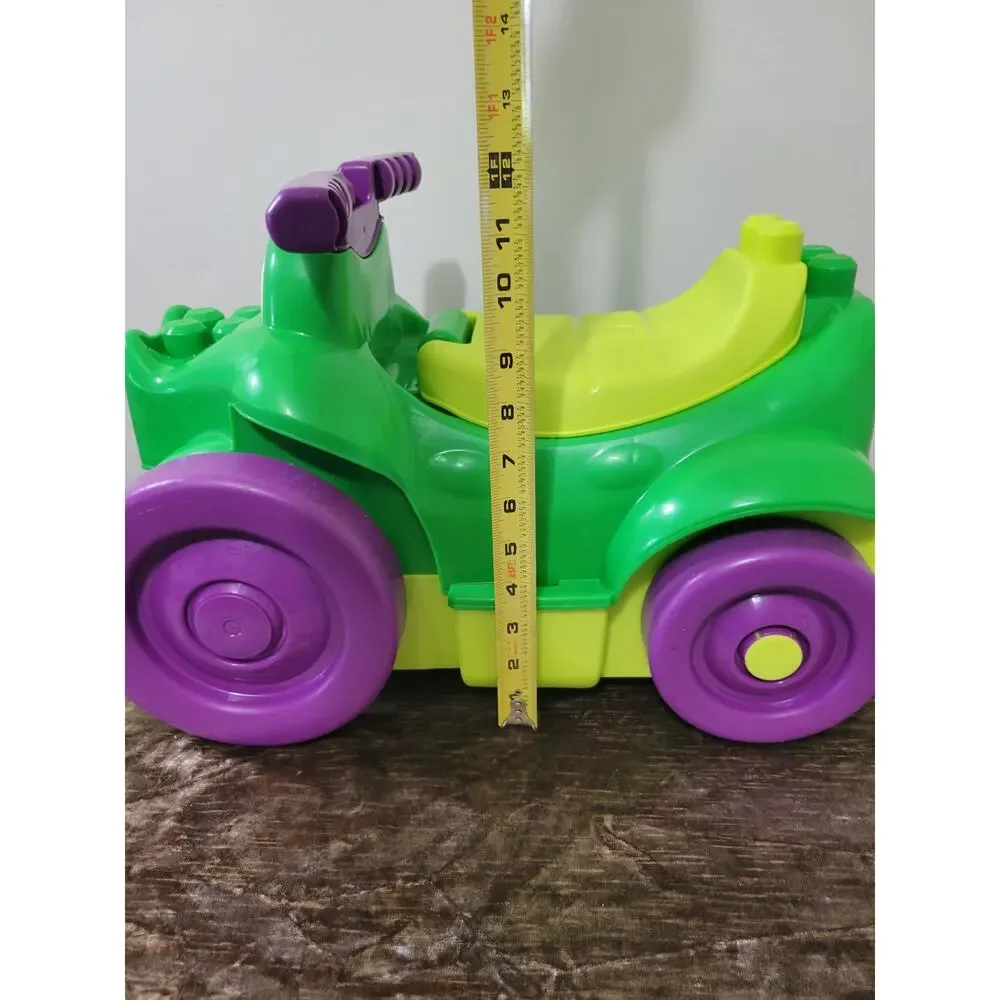 Mega Bloks Ride- Truck + Large Tub of First Builders Blocks (100+ pcs)